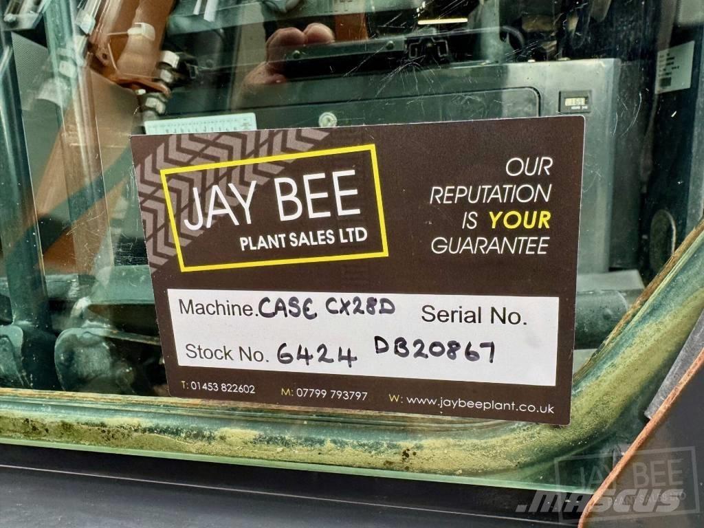 CASE CX28D Mini excavadoras < 7t