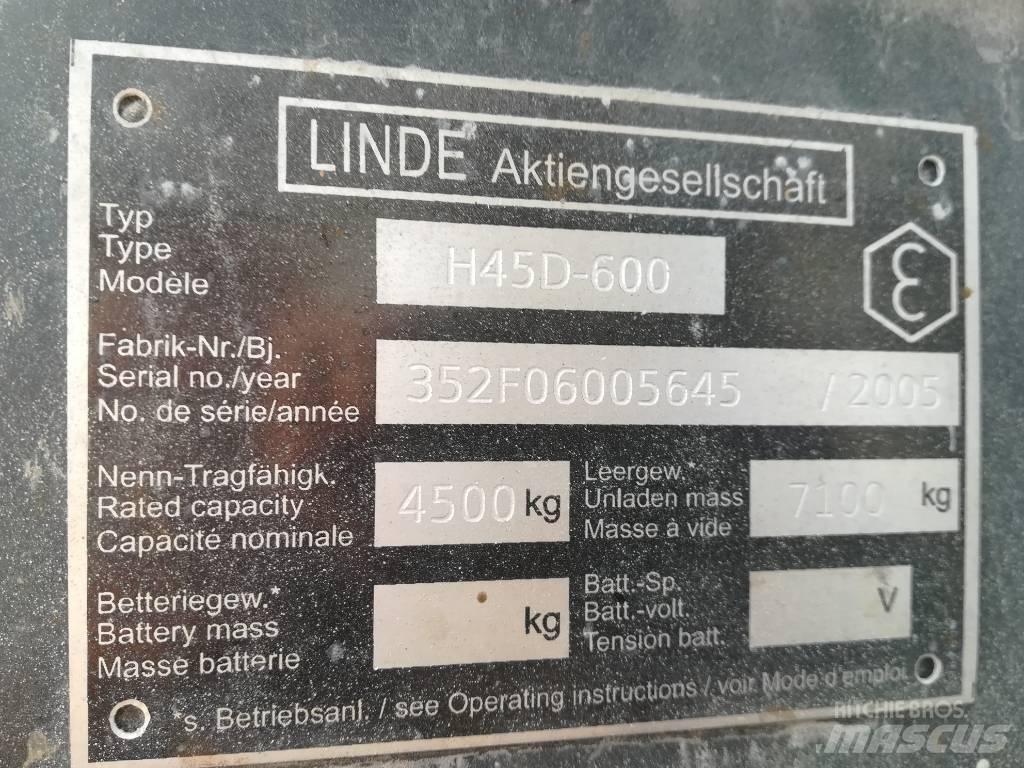 Linde H 45 D 600 Carretillas diesel