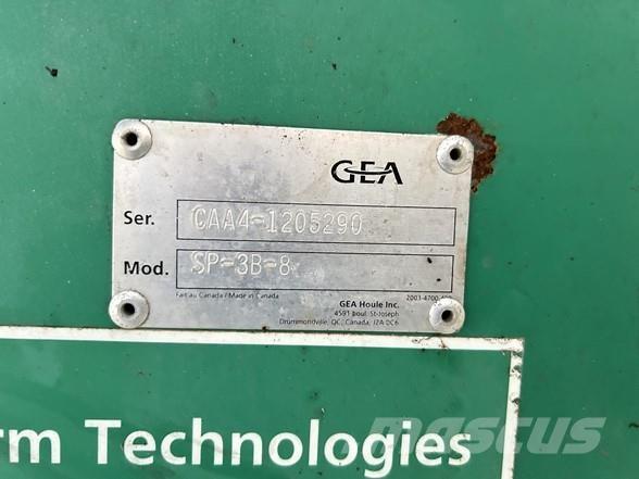 Gea SP-3B-8 Remolques esparcidores de estiércol