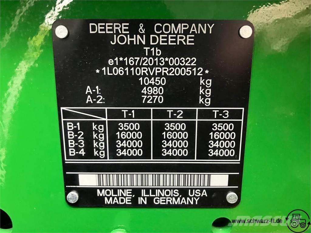 John Deere 6R 110 Tractores