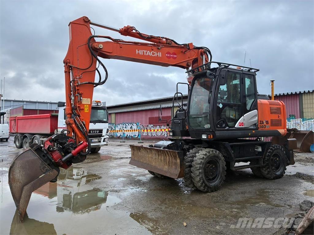 Hitachi ZX140W Excavadoras de ruedas