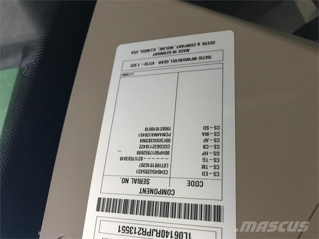 John Deere 6R 140 Tractores