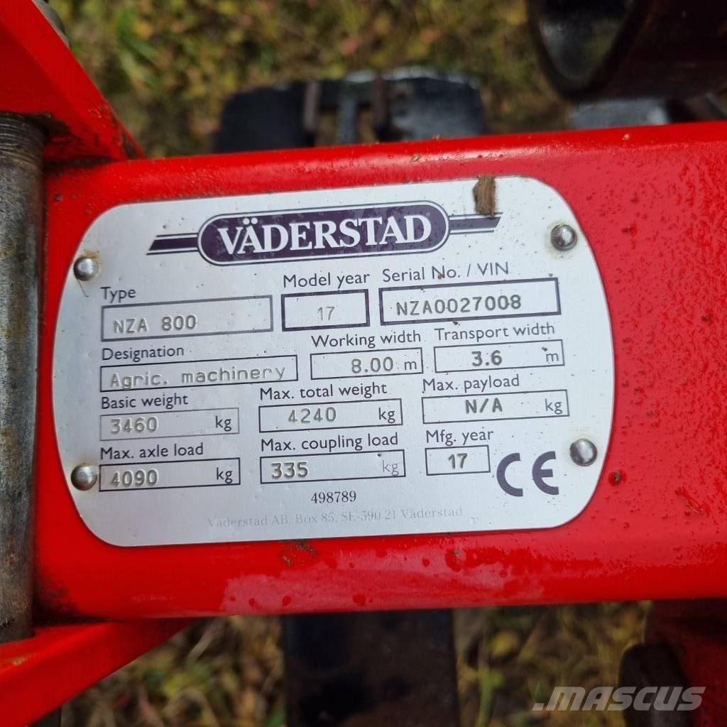 Väderstad NZA800 Cultivadores