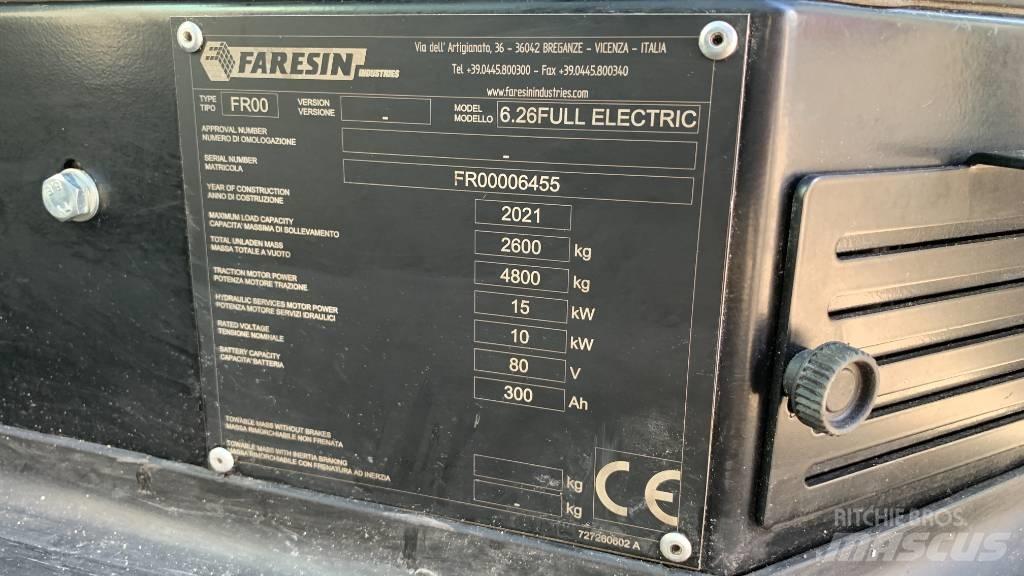 Faresin 6.26 E Carretillas telescópicas