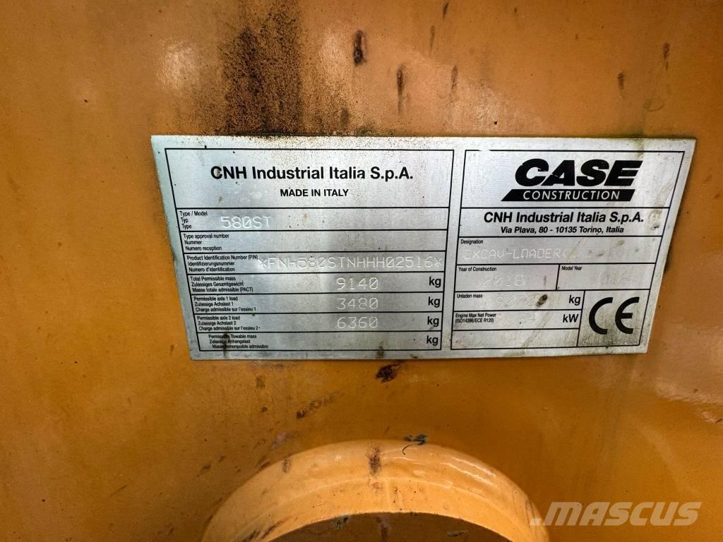 CASE 580 ST Retrocargadoras