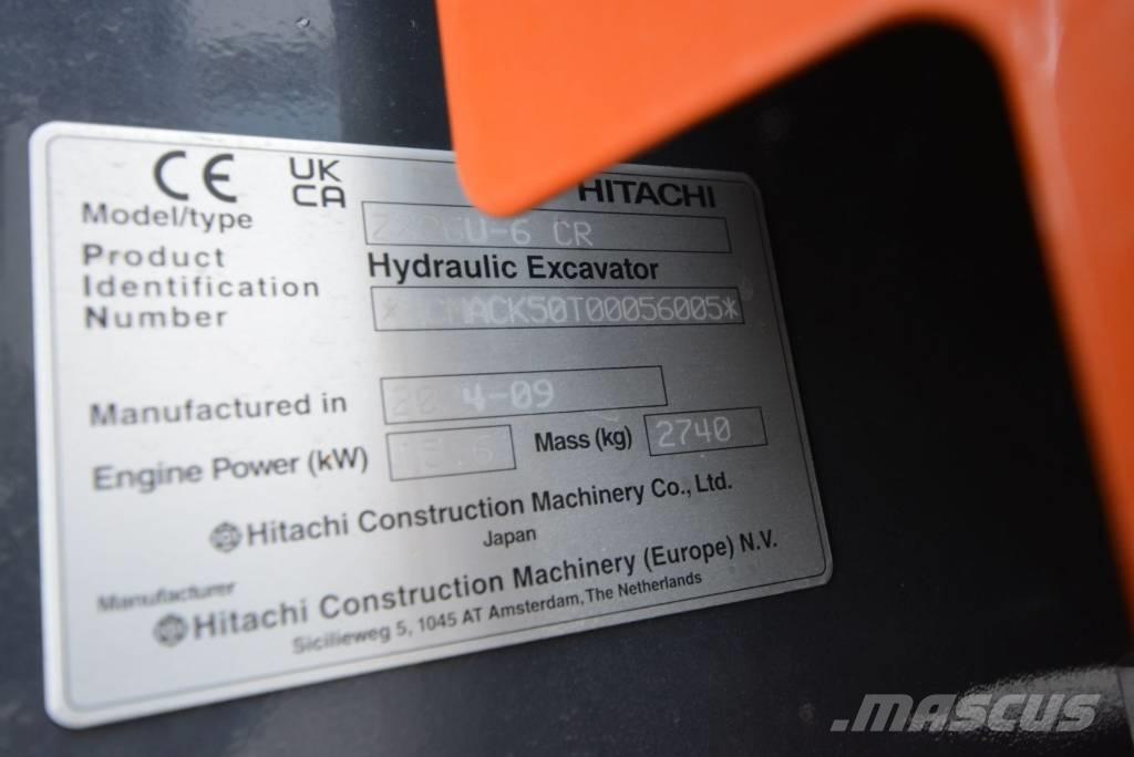 Hitachi ZX 26 U-6 Mini excavadoras < 7t