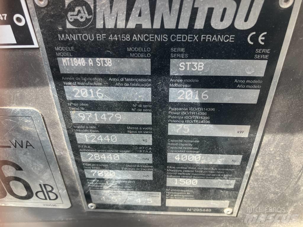 Manitou MT 1840 A Carretillas telescópicas