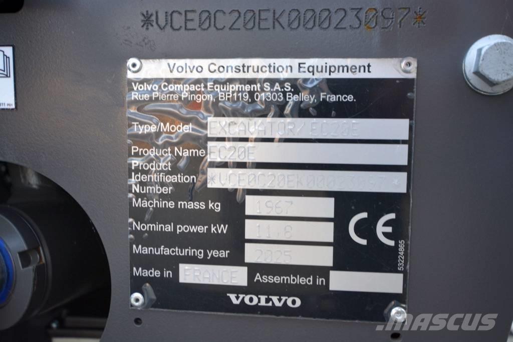 Volvo EC 20 E Mini excavadoras < 7t