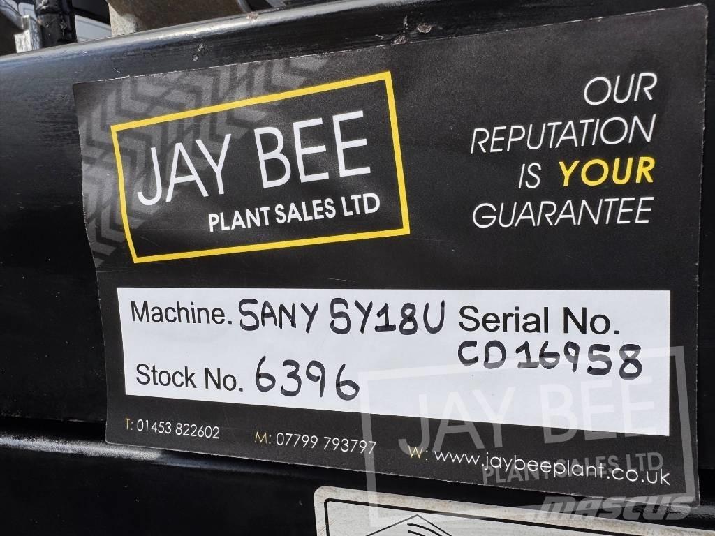 Sany SY18U Mini excavadoras < 7t