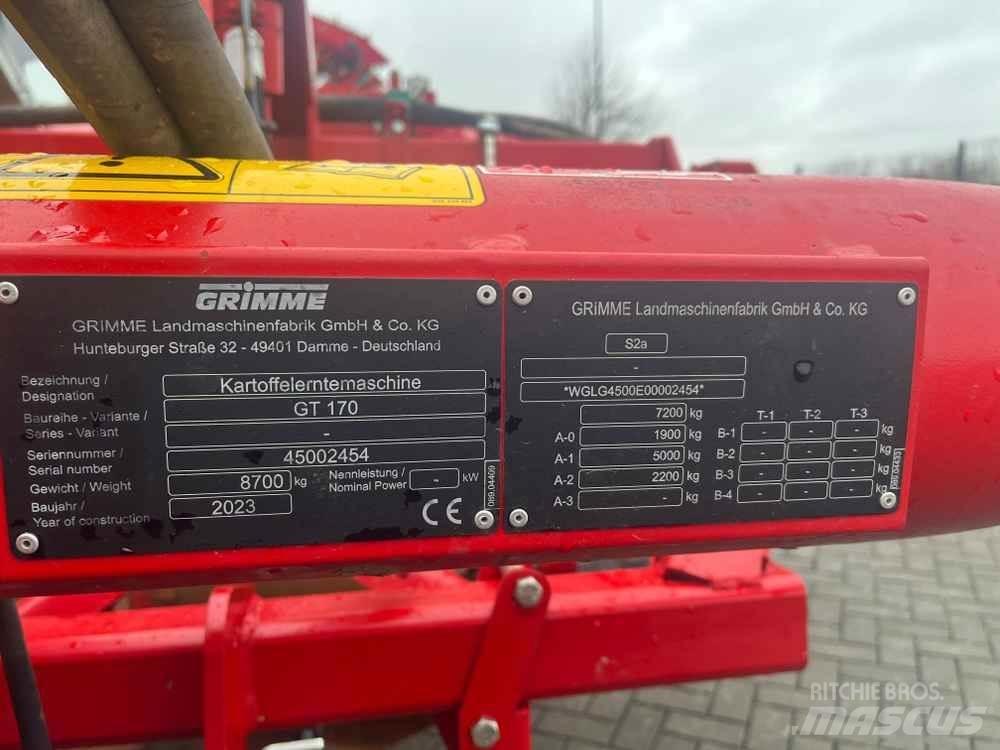 Grimme GT 170 Cosechadoras y excavadoras para patata