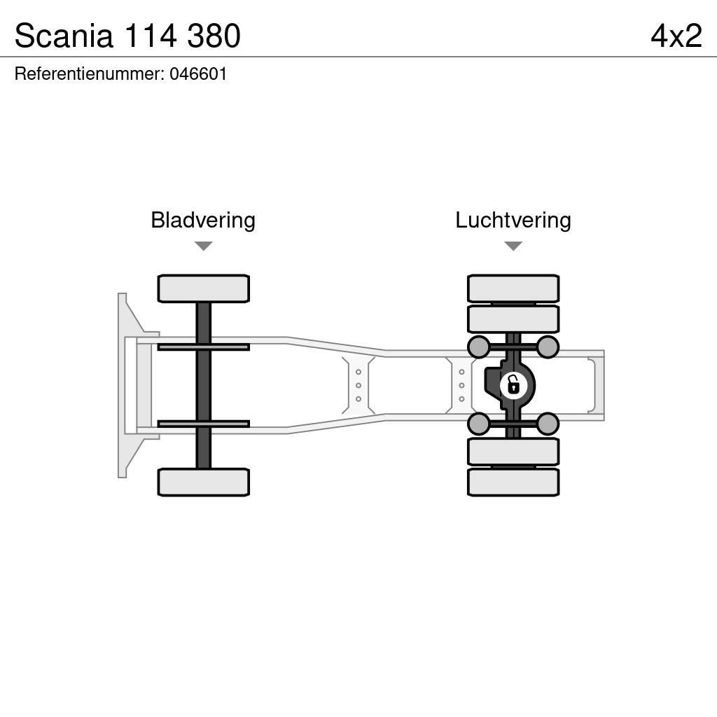 Scania 114 380 Cabezas tractoras