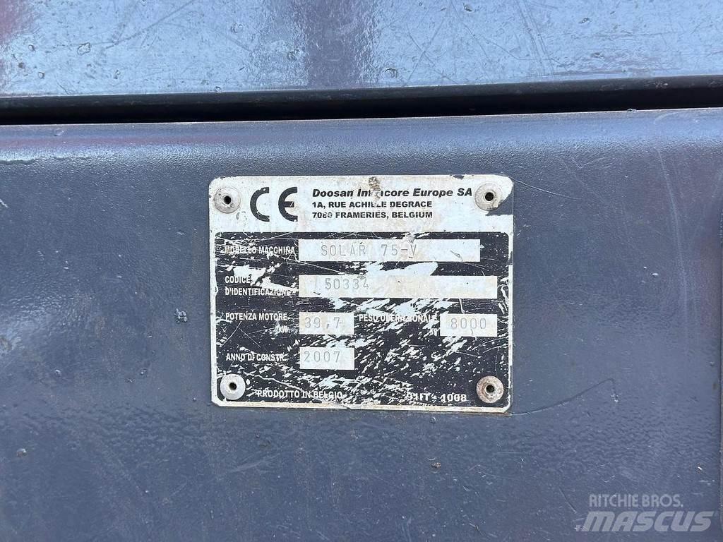 Doosan SOLAR 75V Excavadoras 7t - 12t