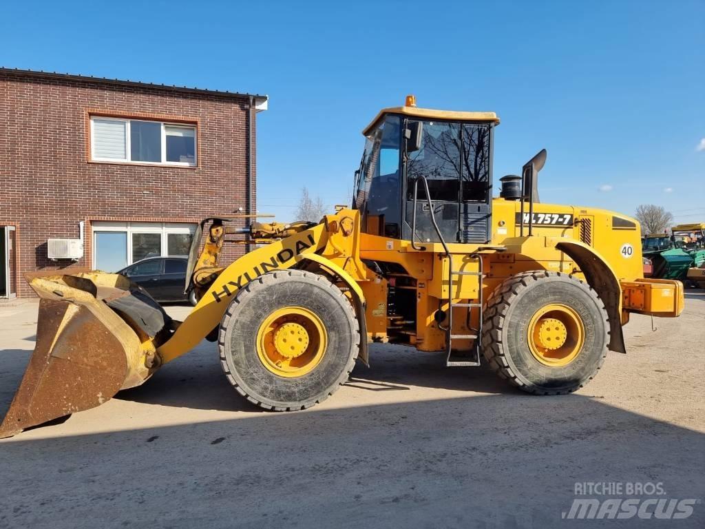 Hyundai HL 757-7 Cargadoras sobre ruedas