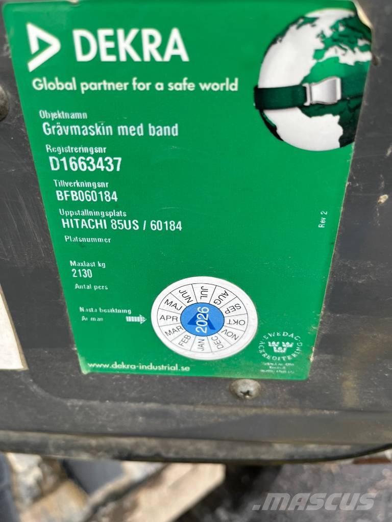 Hitachi ZX 85 US-3 Excavadoras 7t - 12t