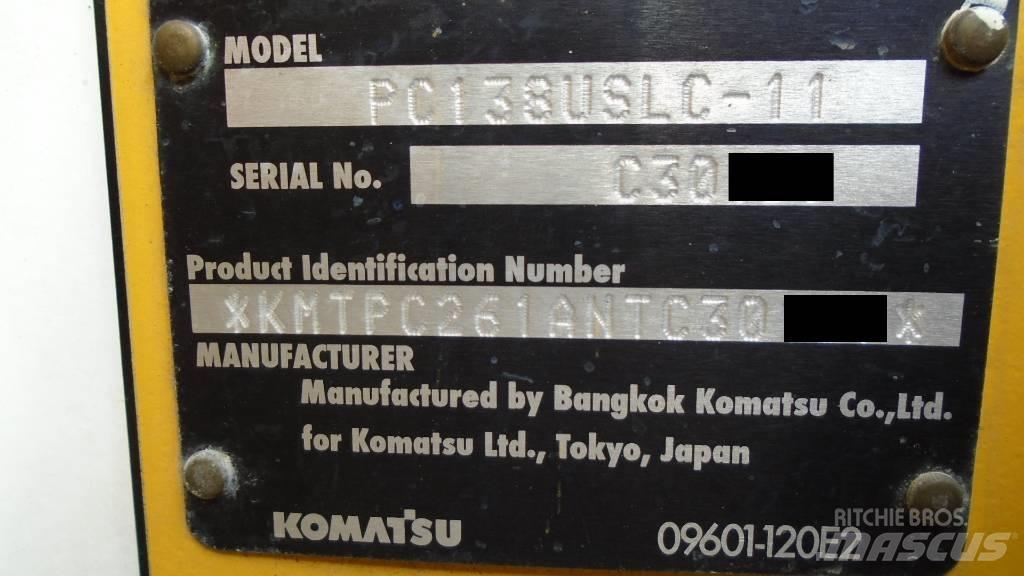 Komatsu PC 138 USLC Excavadoras de cadenas