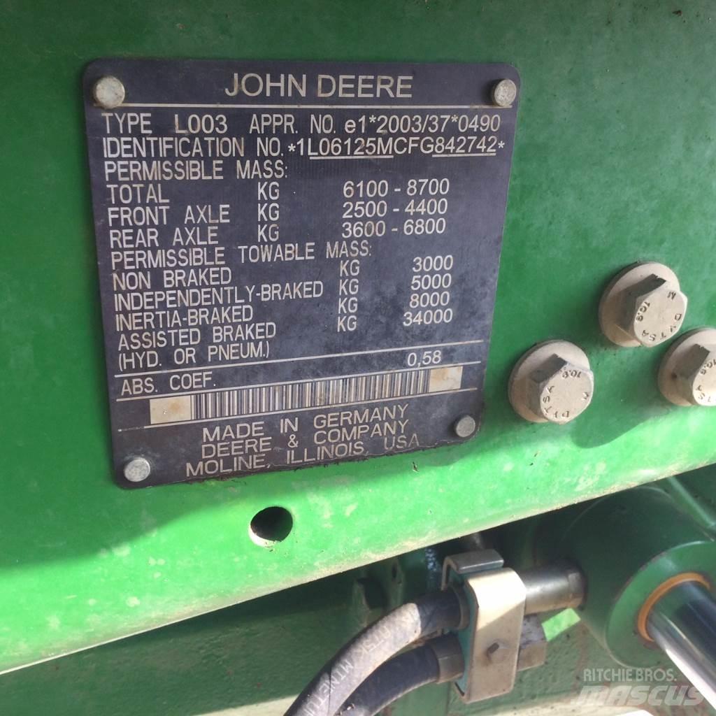John Deere 6125M Tractores