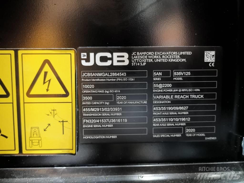 JCB 535 V 125 Carretillas telescópicas