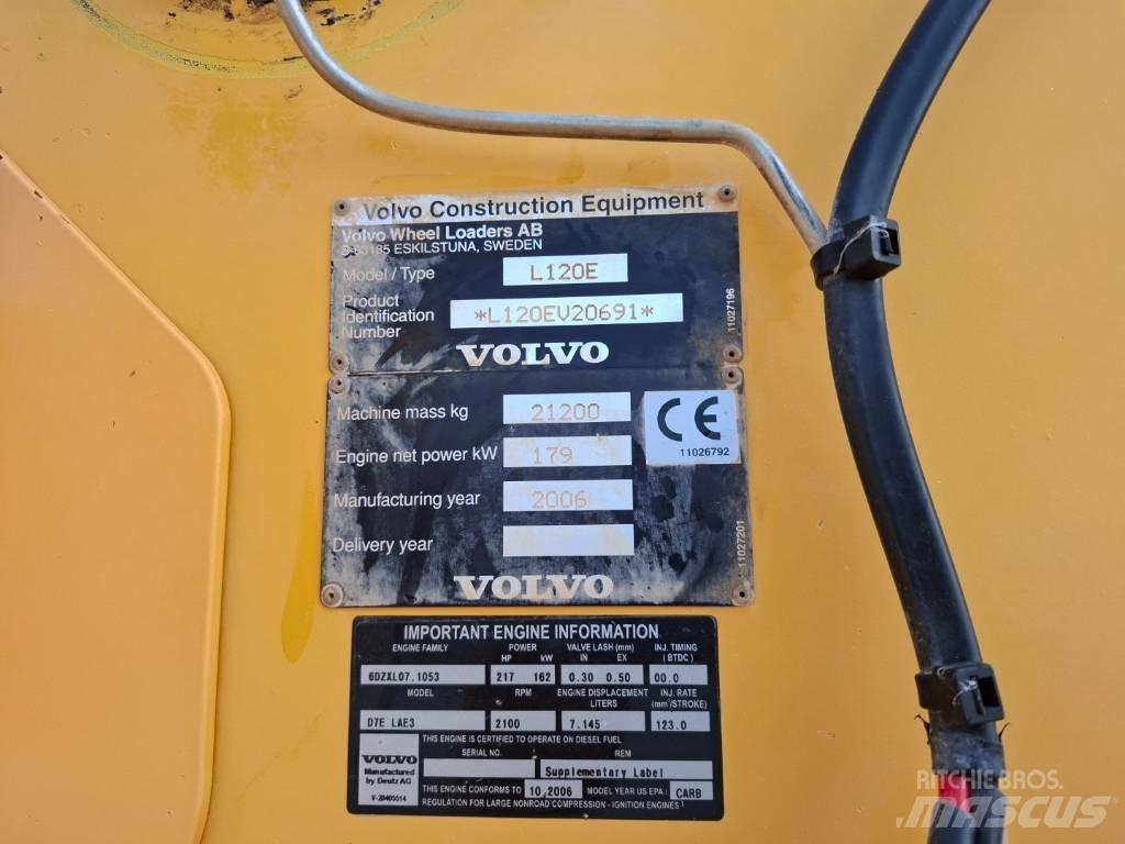 Volvo L 120 E Cargadoras sobre ruedas
