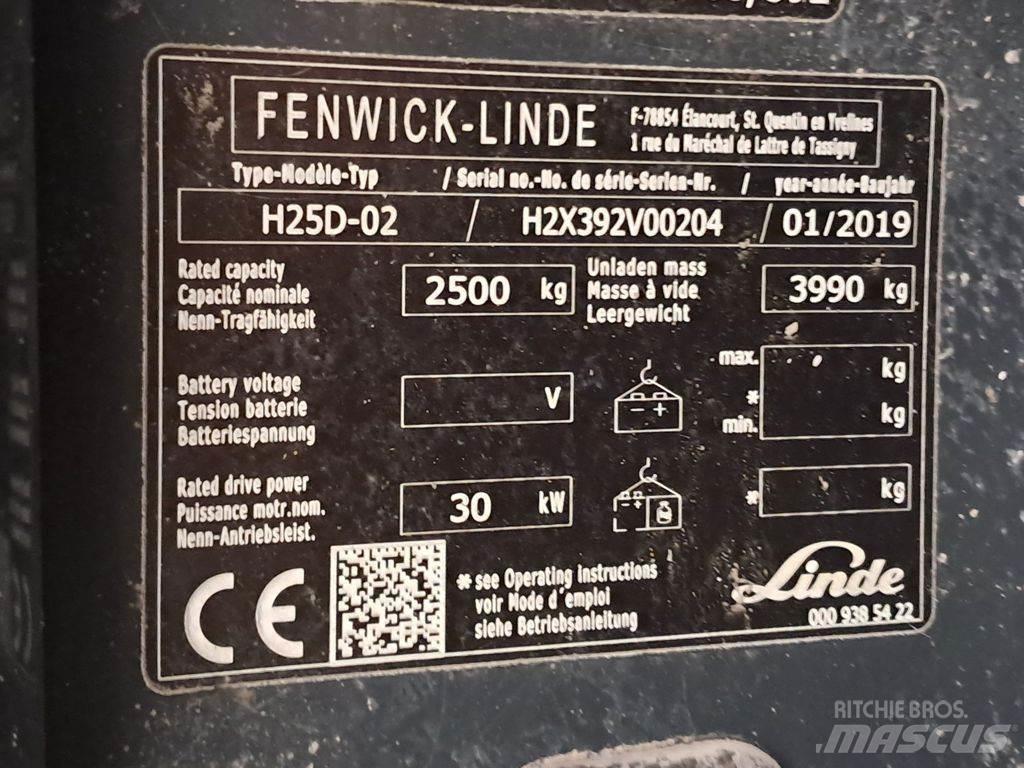 Linde H25D-02 Carretillas diesel
