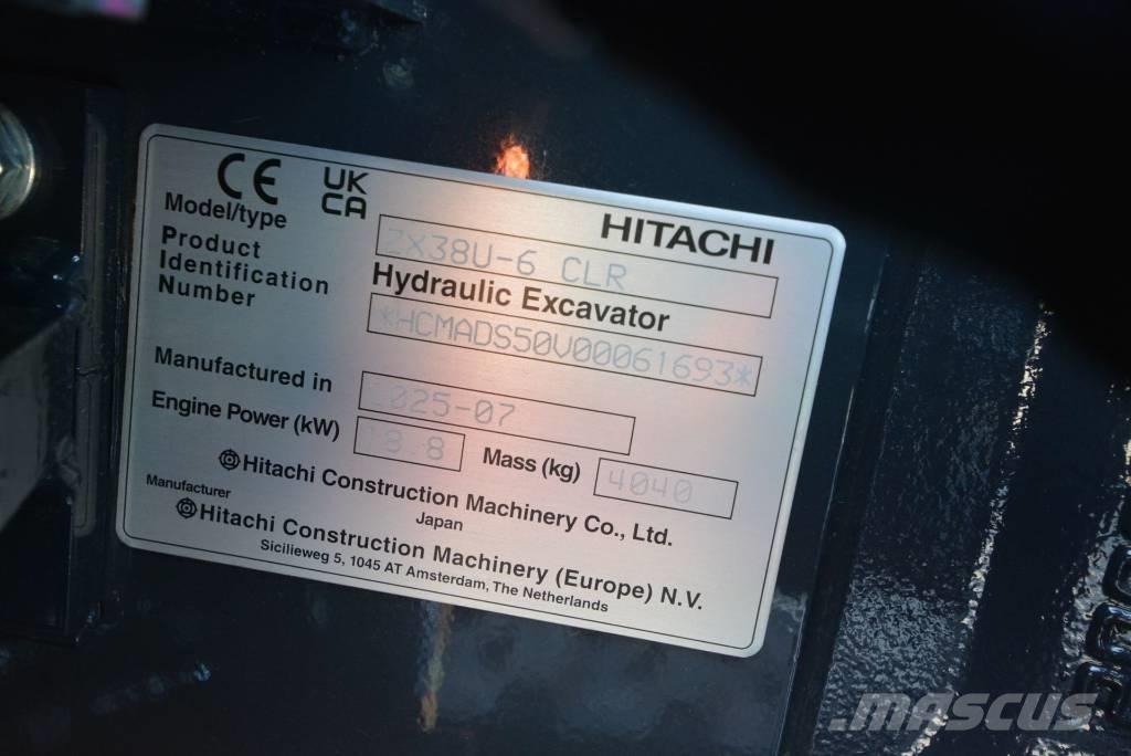 Hitachi ZX 38 U-6 Mini excavadoras < 7t