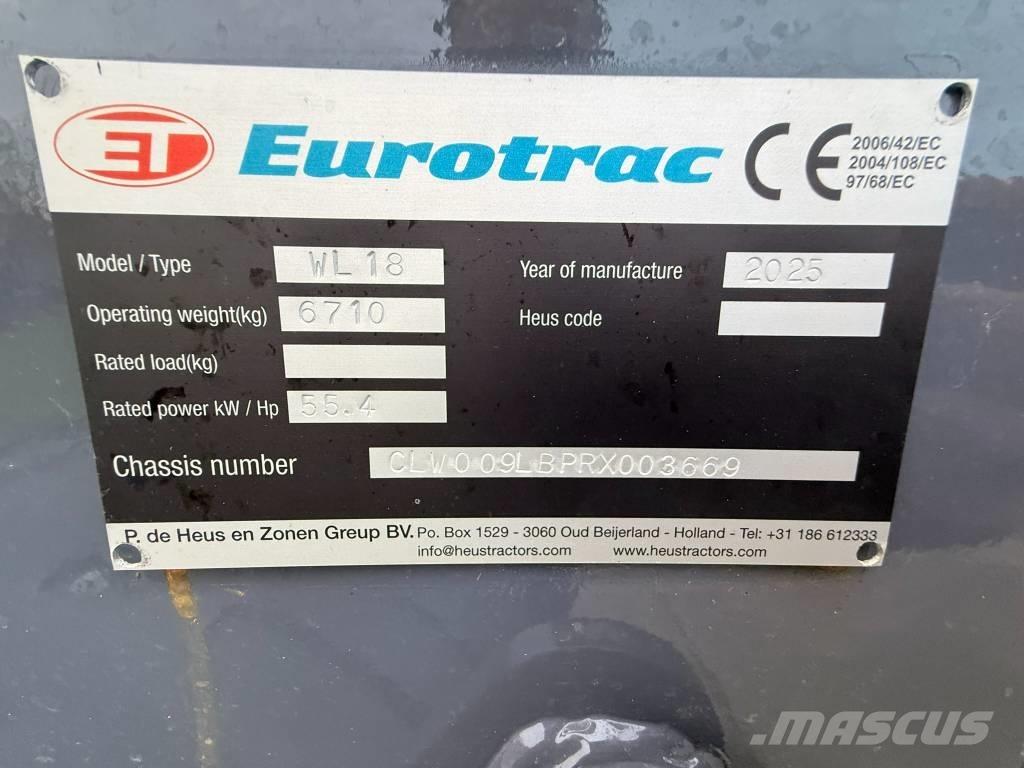 Eurotrac wl 18 Cargadoras multifunción