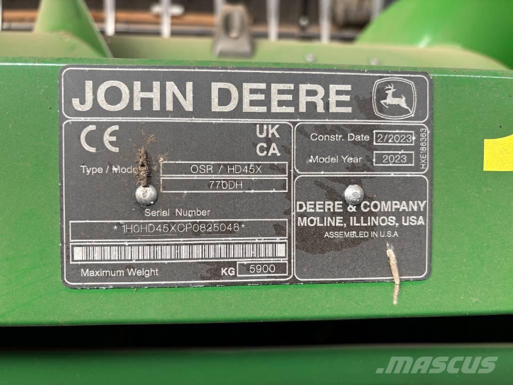 John Deere X9 1000 Cosechadoras combinadas