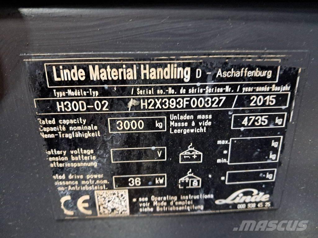 Linde H30D-02 Carretillas diesel