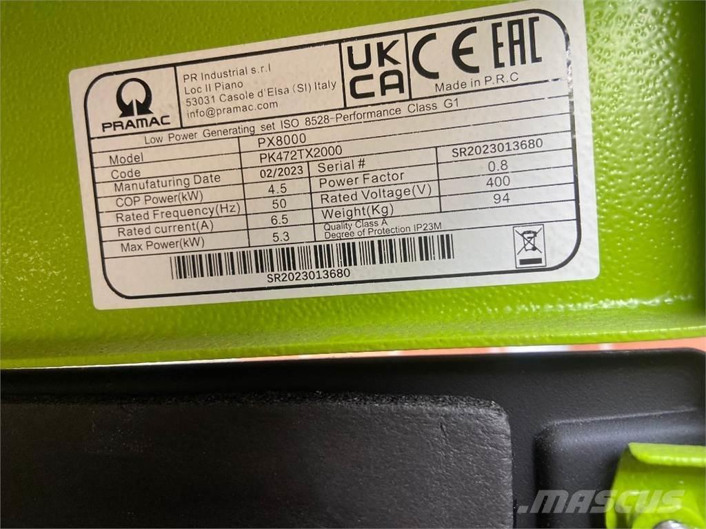 Pramac PX 8000 Otros generadores