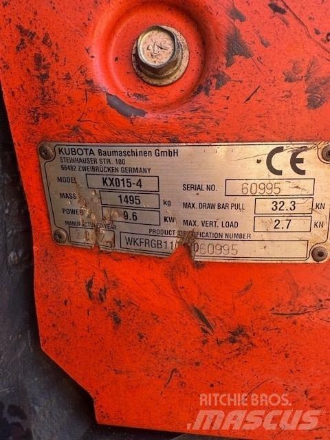 Kubota KX 015-4 Mini excavadoras < 7t