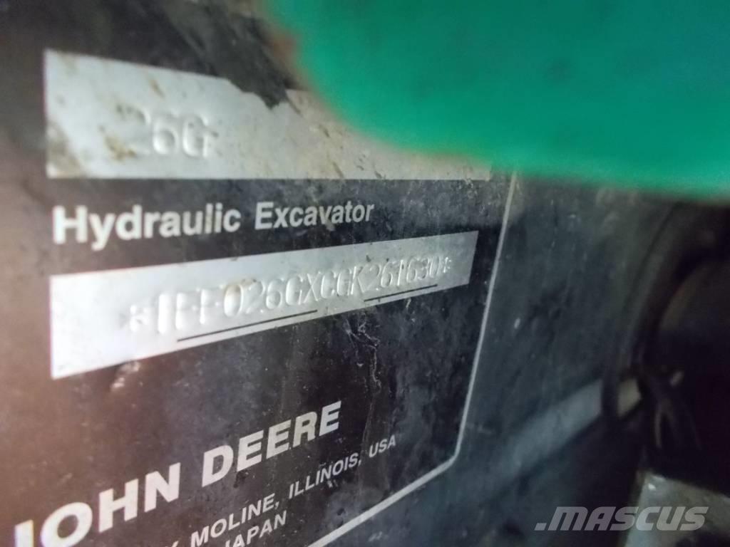 John Deere 26G Mini excavadoras < 7t