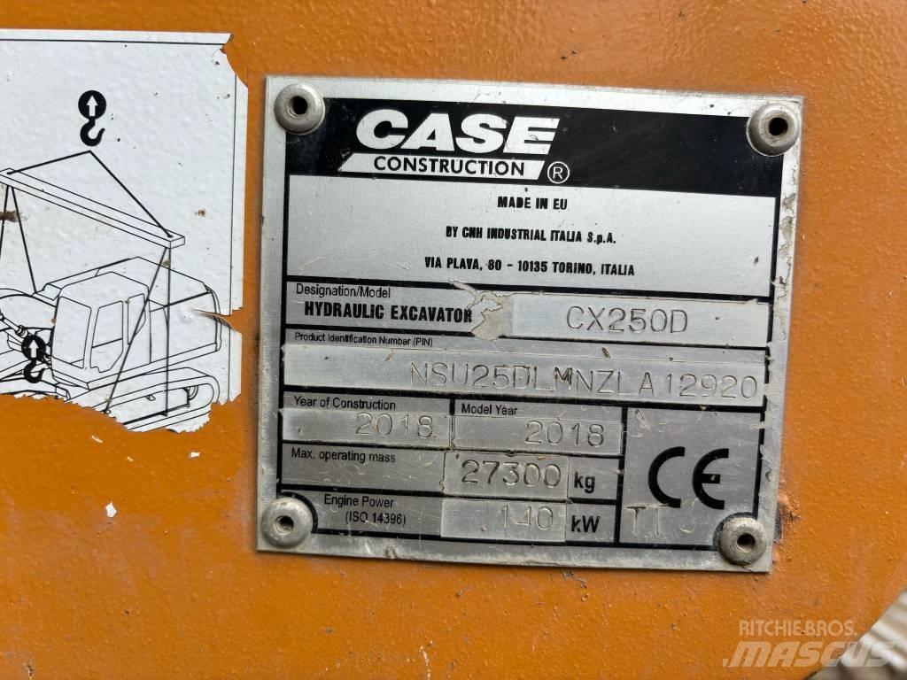 CASE CX 250 D Excavadoras de cadenas