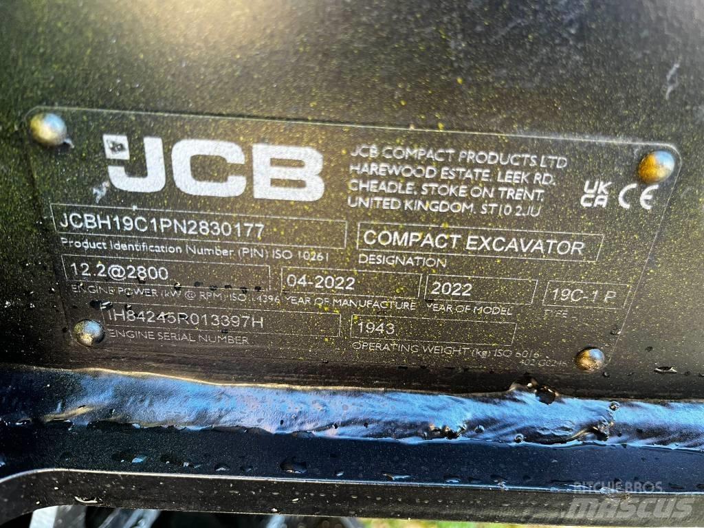 JCB 19 C-1 Mini excavadoras < 7t