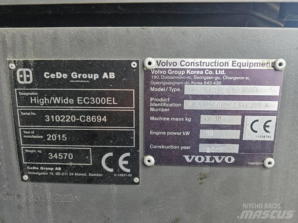 Volvo EC 300 EL Excavadoras de cadenas