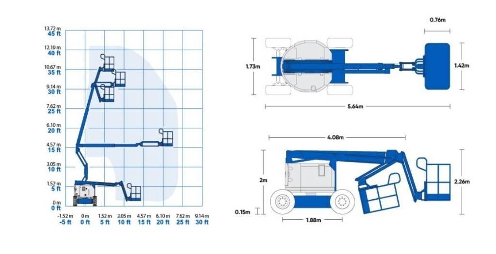 Genie Z 34/22 RT J Plataforma de trabajo articulada