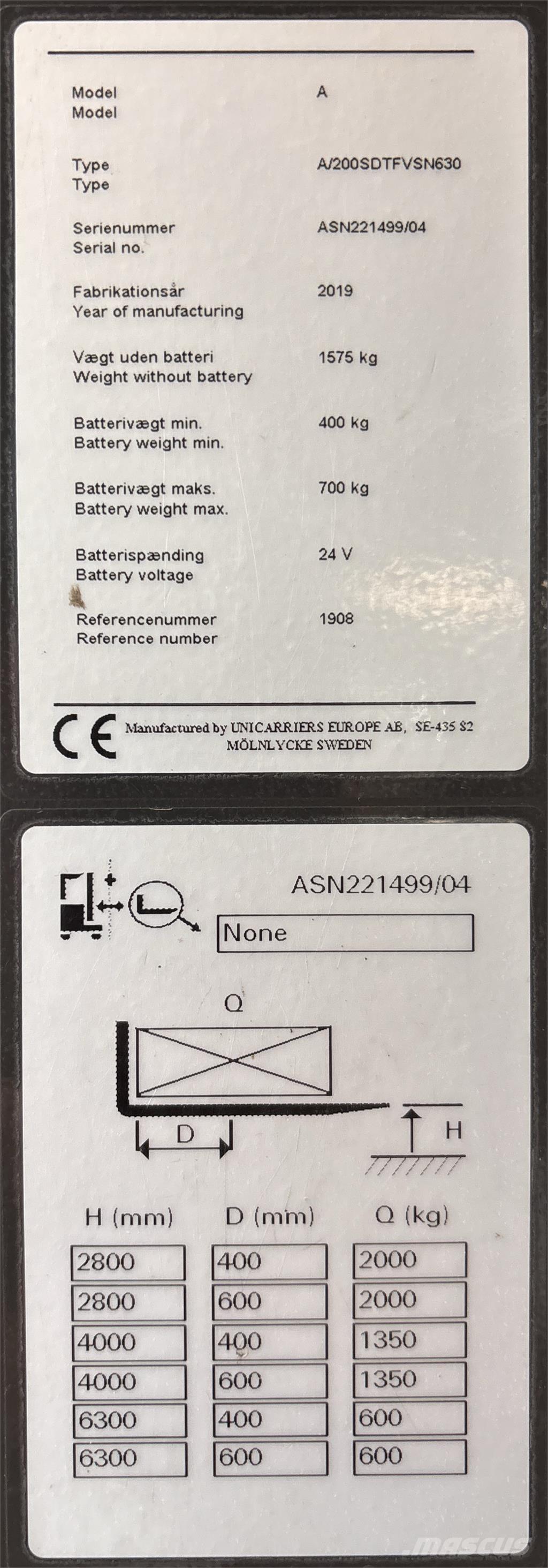 Atlet ASN200 Apiladores eléctricos autopropulsados