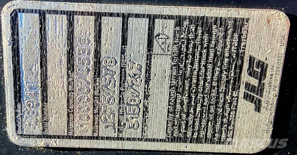 JLG Fork-Side Tilt Uñas para carretilla