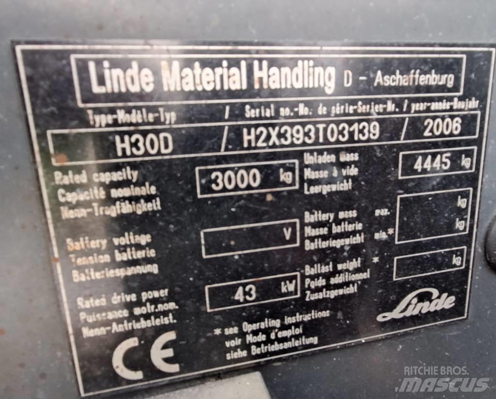 Linde H 30 D Carretillas diesel