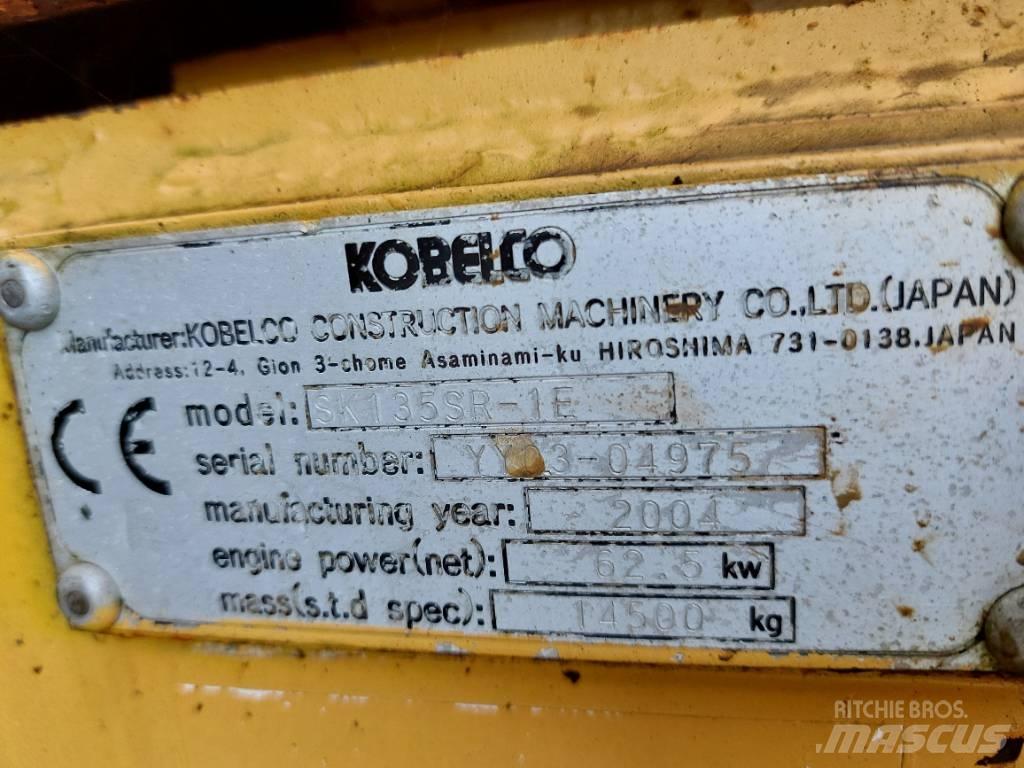 Kobelco SK 135SR Excavadoras de cadenas