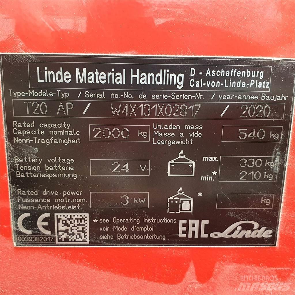 Linde T20AP kurz Transpaletas Electricas