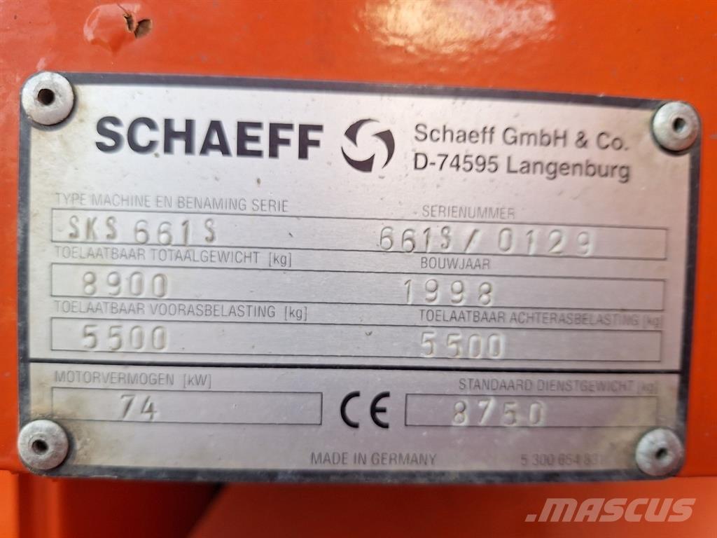 Schaeff SKS 661 Cargadoras sobre ruedas