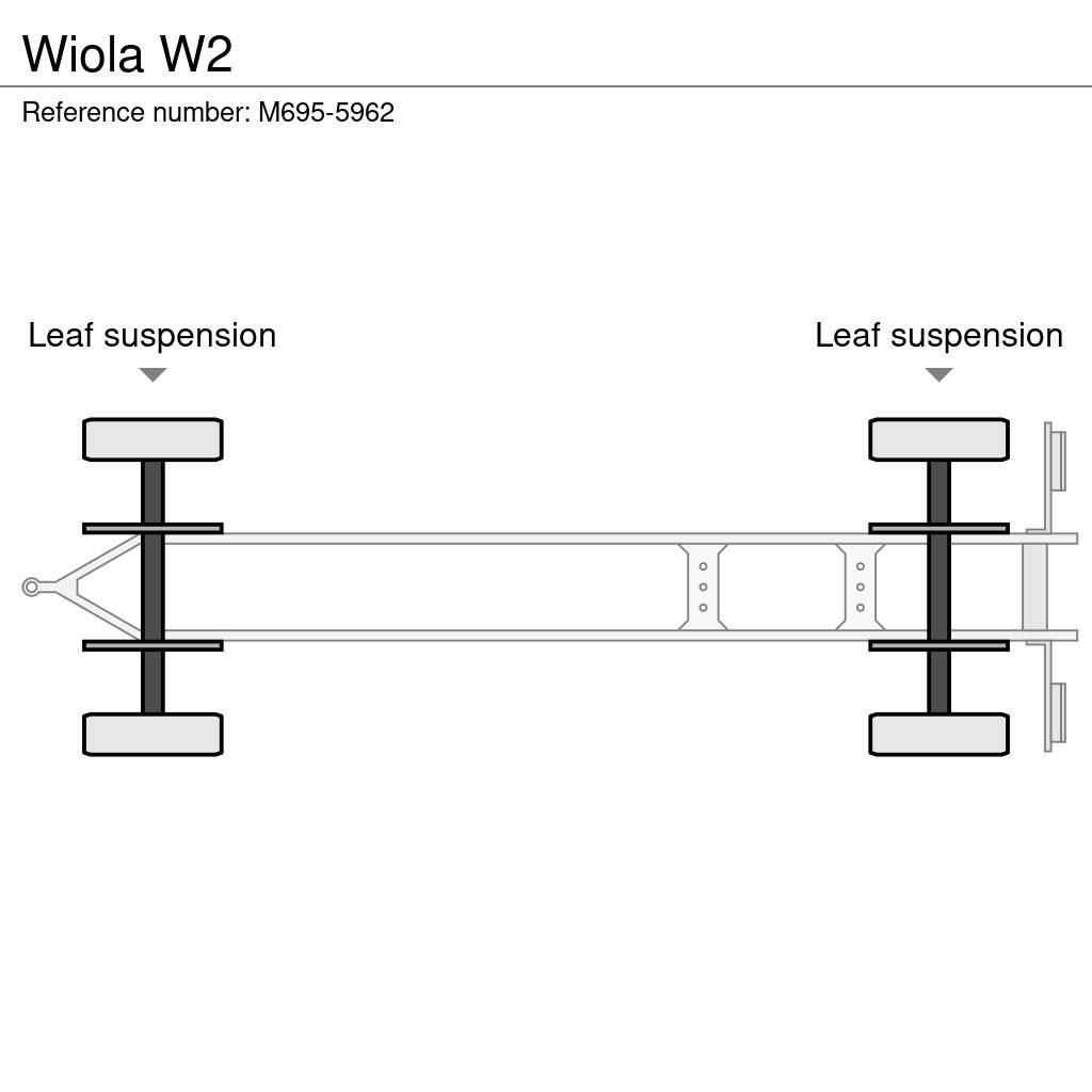 Wiola W2 Plataforma plana/laterales abatibles