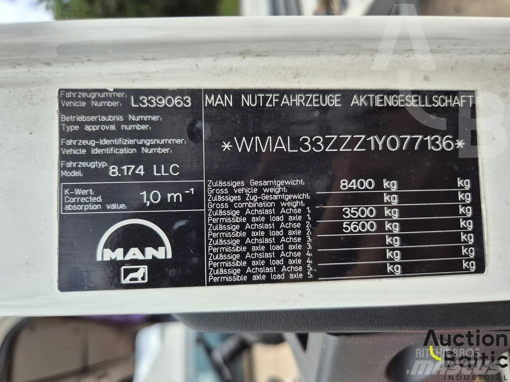 MAN 8.174 LLC Grúas de vehículo