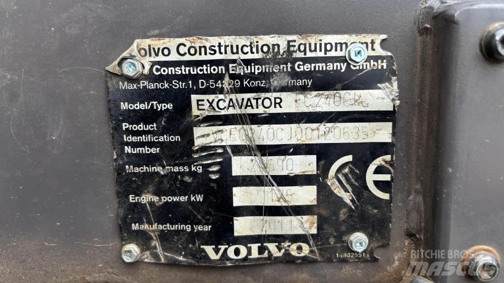 Volvo EC 240 C L Excavadoras de cadenas
