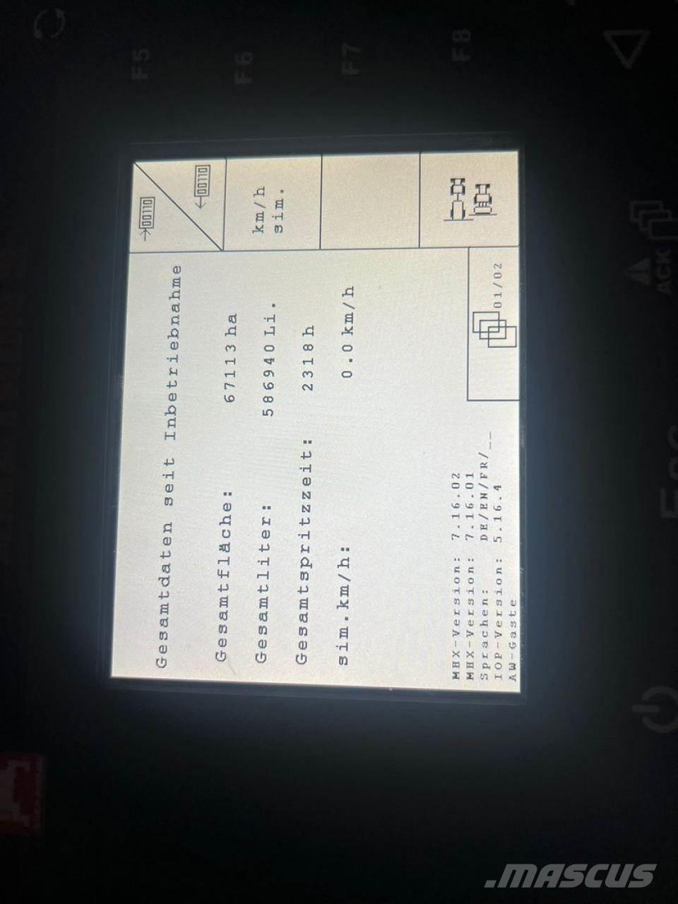 Amazone UX 4200 Pulverizadores arrastrados