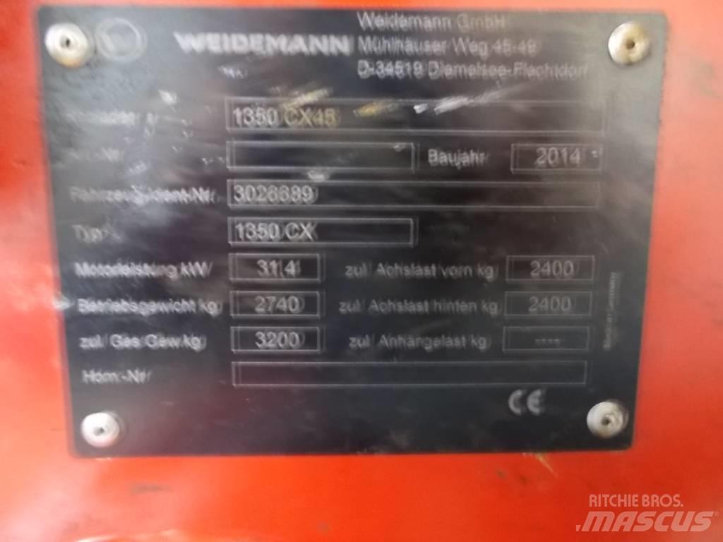 Weidemann 1350CX45 Palas cargadoras
