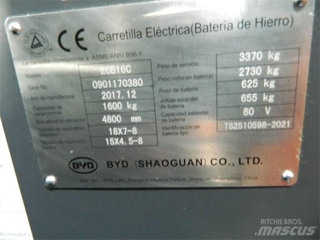  ECB16C Carretillas de horquilla eléctrica