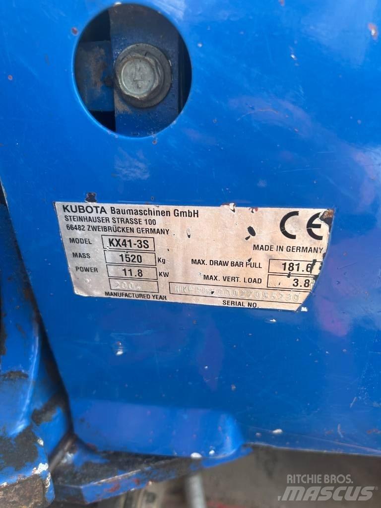 Kubota KX 41-3 S Mini excavadoras < 7t