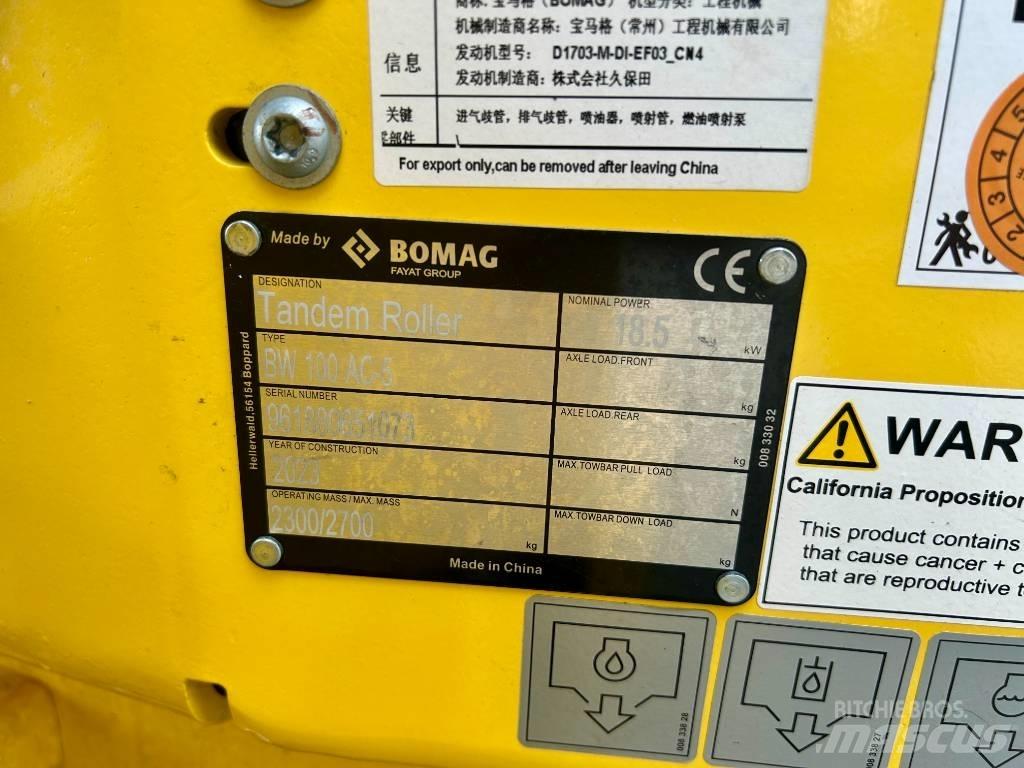 Bomag BW 100 AC-5 Rodillos de doble tambor