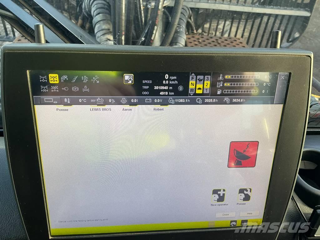 Ponsse Wisent 8W Autocargadoras