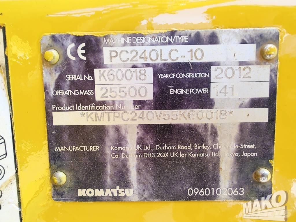 Komatsu PC 240 LC-10 Excavadoras de cadenas